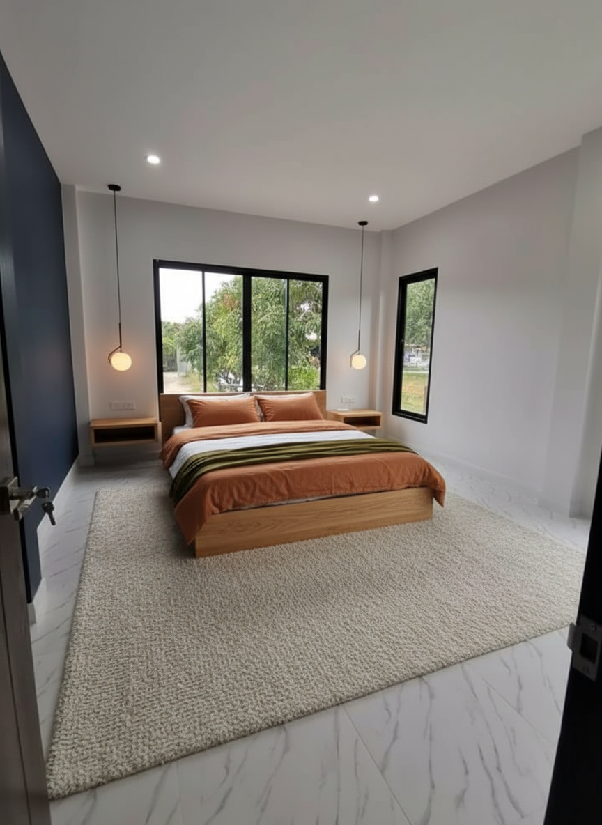 Dormitorio principal amueblado