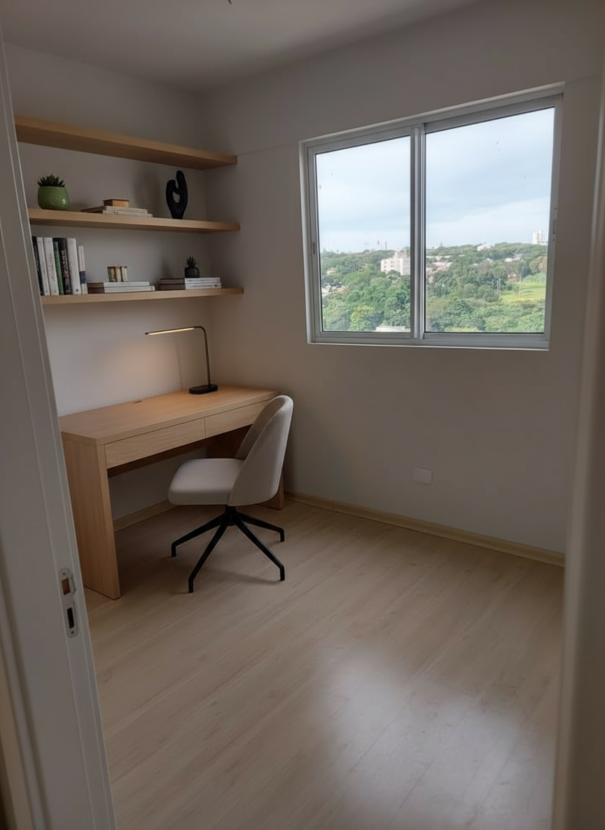 Habitación como oficina