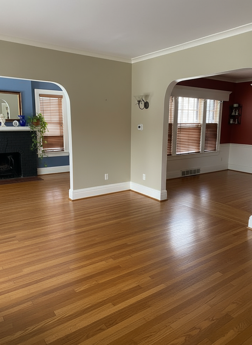 Sala limpia y organizada